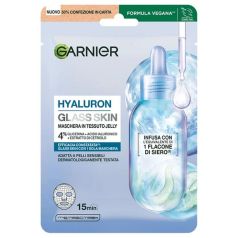 garnier mascarilla hyaluron glass skin 15min