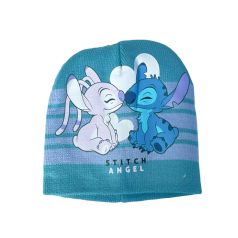 gorro stich y angel azul
