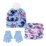 GORRO+BRAGA CUELLO+GUANTES LILO AZUL T-52