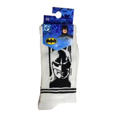 calcetines sport batman blanco talla unica