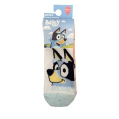 calcetines pack 3 tobilleros bluey