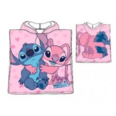 poncho playa microfibra lilo&stitch