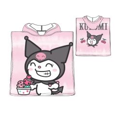 poncho playa microfibra kuromi