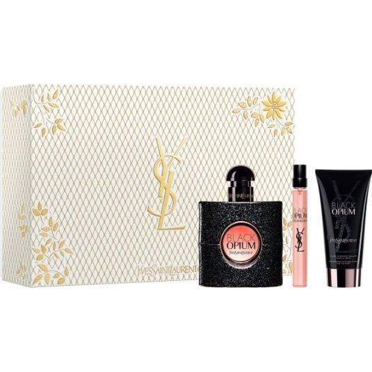 ysl black opium eau de parfum 50ml cofre 3 piezas ysl black opium eau de parfum 50ml cofre 3 piezas