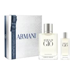 acqua gio homme eau de toilette 100ml cofre 2 piezas