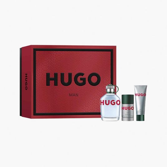 hugo boss man eau de toilette 125ml cofre 3 piezas
