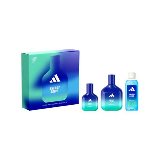 adidas h.eau de perfum energy drive set 3 piezas