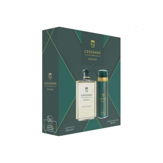 crossmen colonia 200ml+desodorante 150ml
