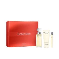 calvin klein eternity woman eau de parfum 100ml cofre 3 piezas