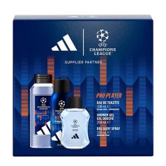 pack adidas uefa 12 colonia 100ml cofre 3 piezas