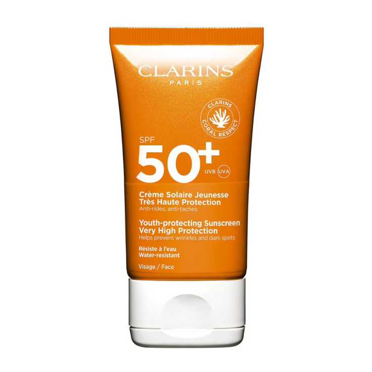 clarins solar facial antiedad alta proteccion spf50 50ml clarins solar facial antiedad alta proteccion spf50 50ml