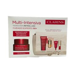 clarins multi-intensiva crema dia 50ml cofre 3 piezas