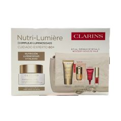 clarins nutri lumiere crema dia spf15 50ml cofre 3 piezas 