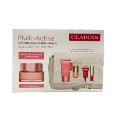 clarins multi-activa crema dia 50ml cofre 3 piezas