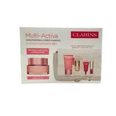 clarins multi-activa crema 50ml piel seca cofre 3 piezas