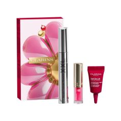 clarins mascara de pestañas wonder volumen xxl cofre 3 piezas