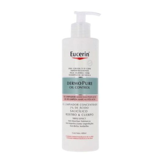 eucerin dermopure gel limpiador 400ml