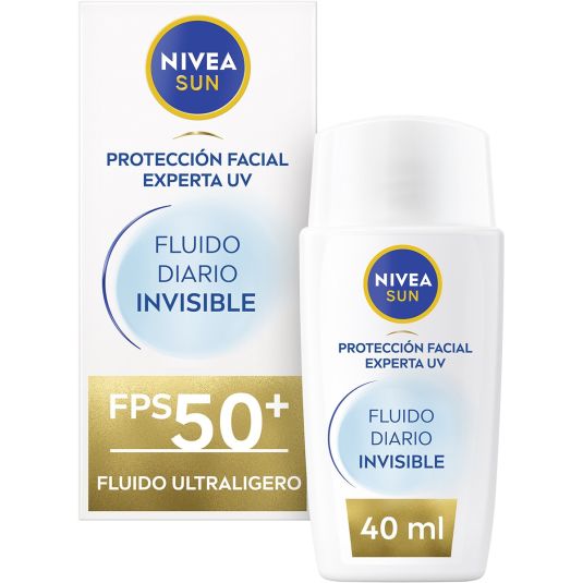 nivea sun f-50 facial fluido invisible 40 ml