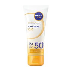 nivea sun protector solar facial anti edad q10 spf50 40 ml