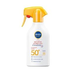 nivea sun protector solar corporal antialergias pistola spf50+ 250 ml
