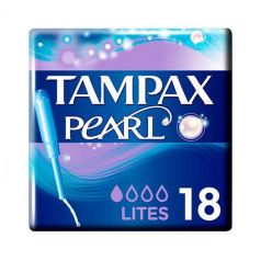 tampax pearl lites 18 uds