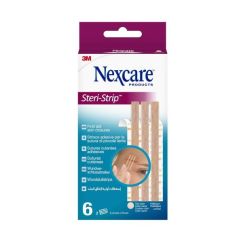 nexcare suturas cutaneas color piel 6 x 75mm