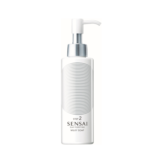 sensai silky purifying milky soap 150ml