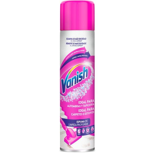 vanish limpiador alfombras y moquetas espuma 600ml