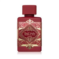 lattafa perfume arabe badee al oud rojo 100ml