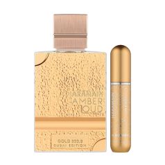 al haramain perfume arabe amber oud gold 999.9 eau de parfum 100ml+perfumador