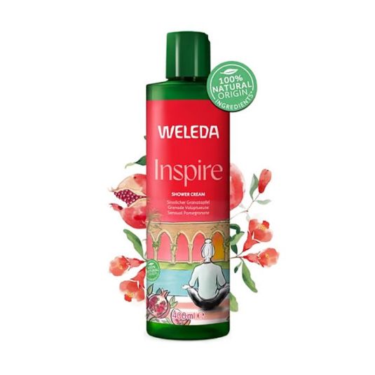 weleda gel de ducha cremoso granada 400ml