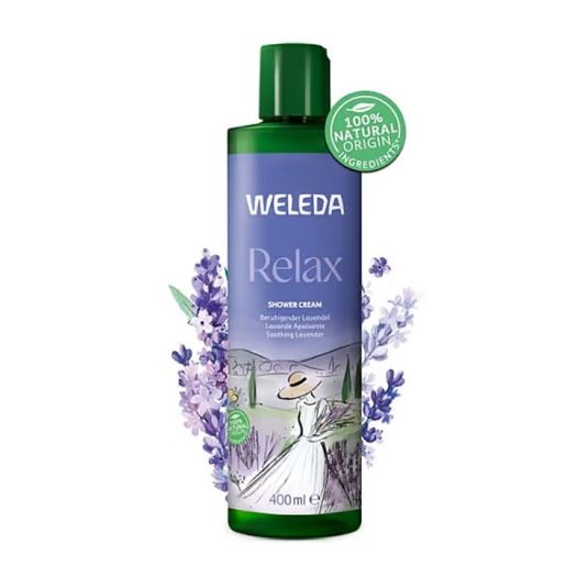weleda gel de ducha cremoso lavanda 400ml