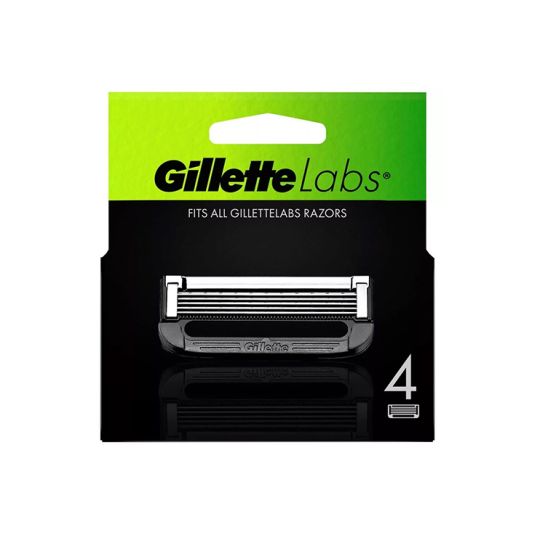 gillette carga labs exfoliante 4 unidades