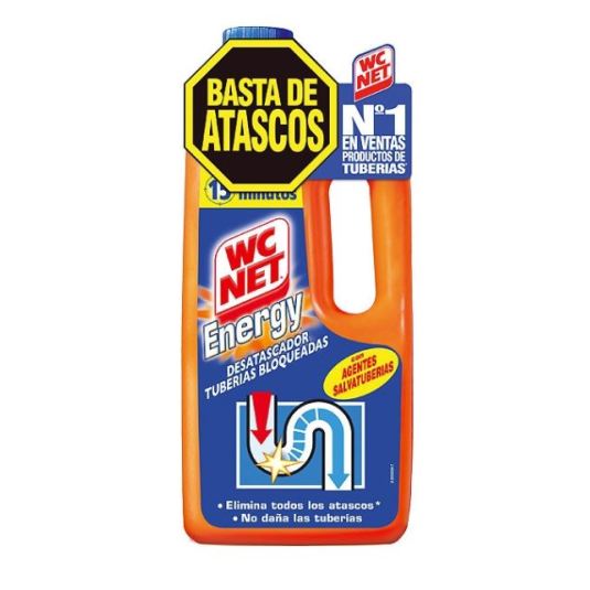 wc net energy desatascador tuberias bloqueadas gel 1l