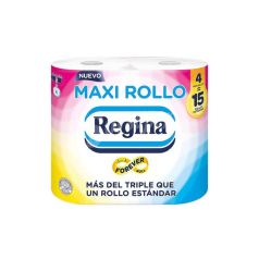 regina papel higienico maxirollo 4rollo como 15 rollos