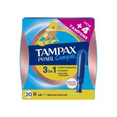 tampax compak pearl regular 20u
