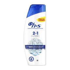 h&s champu classic 2 en 1 300+30 ml