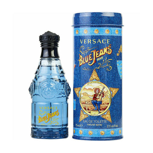 versace blue jeans men eau de toilette hombre 75ml