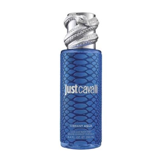 roberto cavalli just cavalli mist vibrant aqua 250ml roberto cavalli just cavalli mist vibrant aqua 250ml