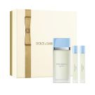 D&G LIGHT BLUE EDT 100ML+10ML+10 ML COFRE#