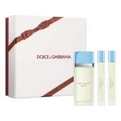 dolce & gabbana light blue eau de toilette 50ml cofre 3 piezas