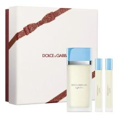 dolce & gabbana light blue eau de toilette 100ml cofre 3 piezas