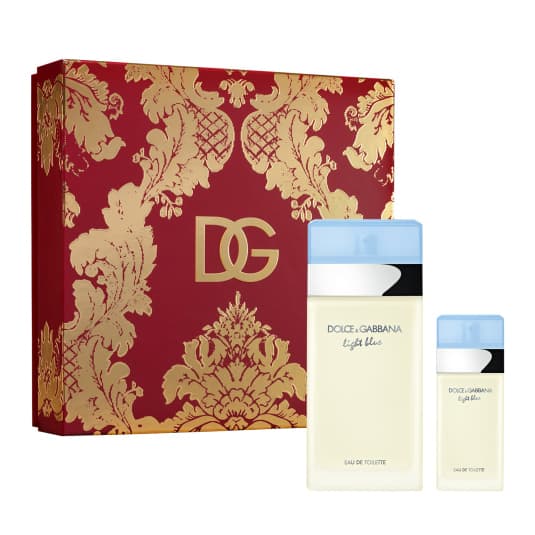 d&g light blue woman eau de toilette 200ml cofre 2 piezas