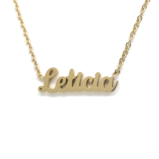 collar leticia dorado
