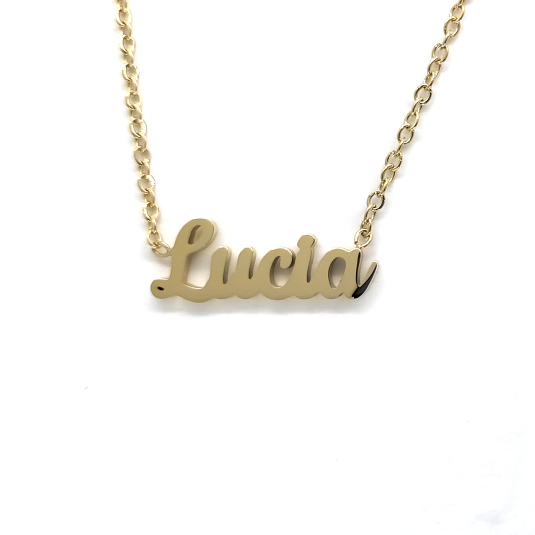 collar lucia dorado