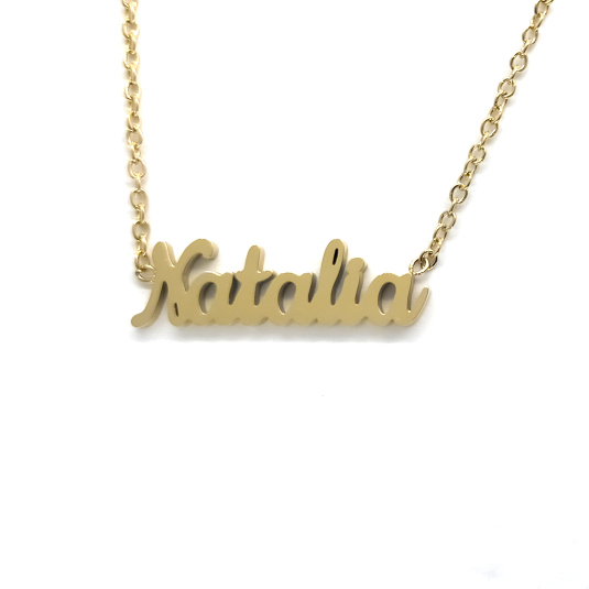 collar natalia dorado