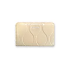 javier larrzainzar cartera con tarjetero beige