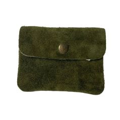 monedero serraje verde/azul