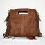 BOLSO ANTE FLECOS CO21108 MARRON CHOC.(N-B-T)