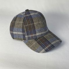 gorra cuadros azules
